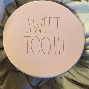 Rae Dunn “ Sweet Tooth” Lavender Ceramic Cake Plte